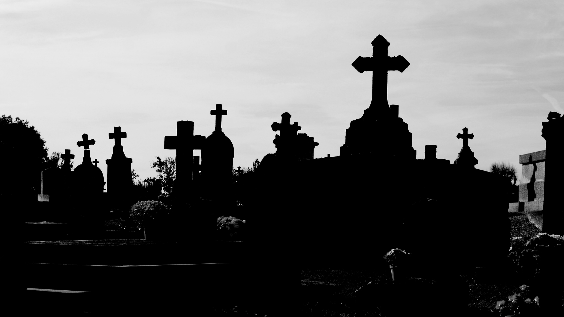A cemetery, a reminder of death
